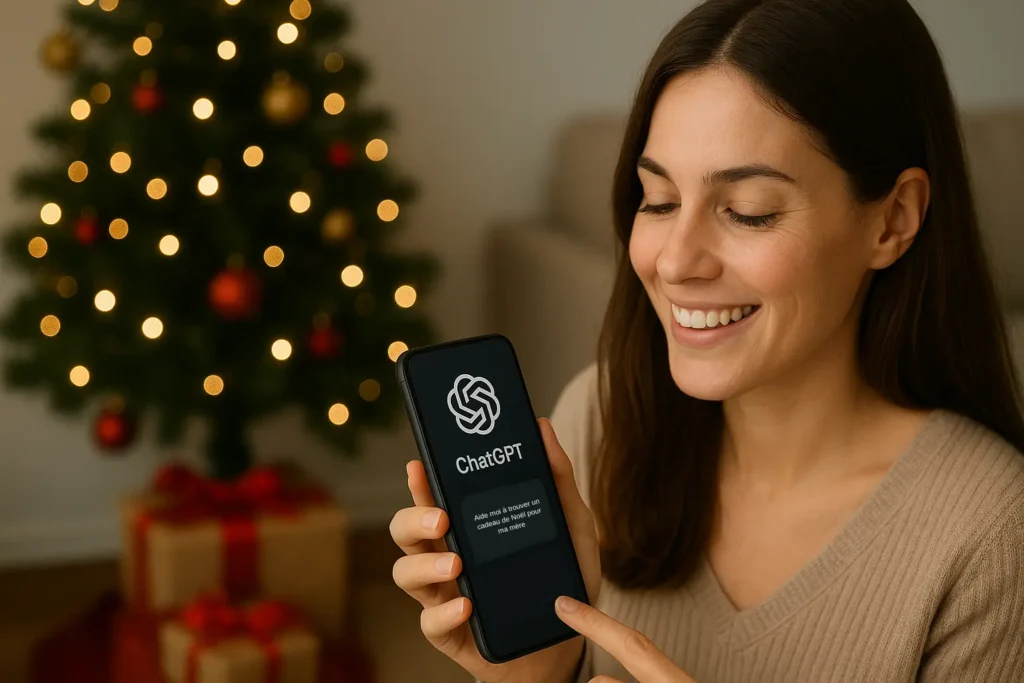Achats de Noël : comment l’IA transforme la recherche de cadeaux en 2025 achats de Noël IA