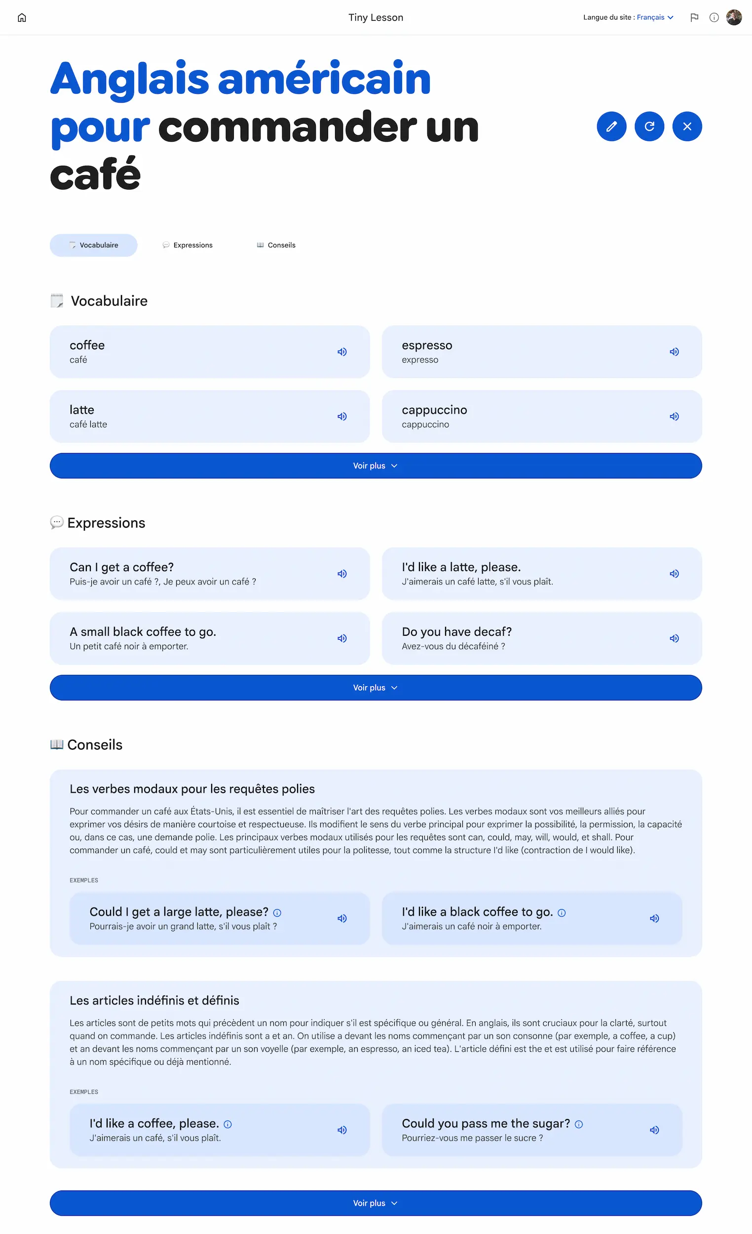 Alternative Duolingo google : Tiny Lesson