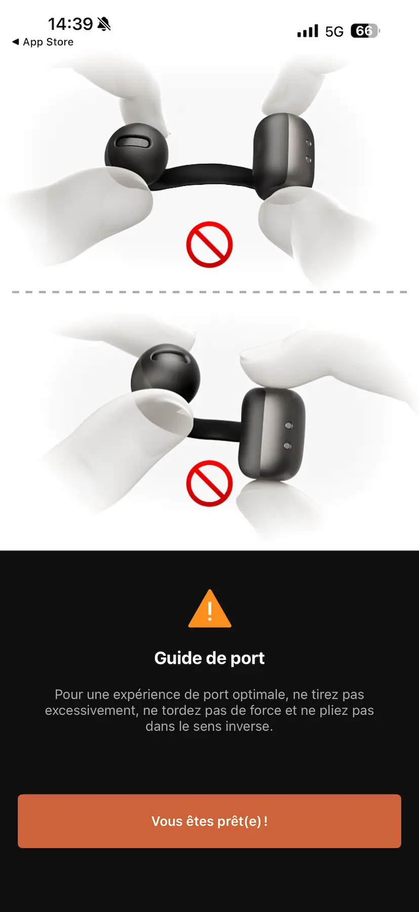 Précautions pour manipuler et ajuster les Shokz OpenDots 2