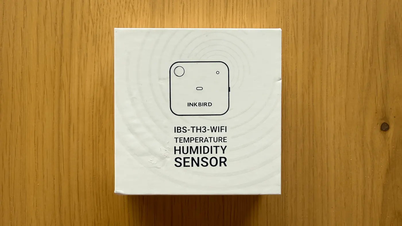Boîte du thermomètre connecté WiFi Inkbird IBS-TH3 vue de face